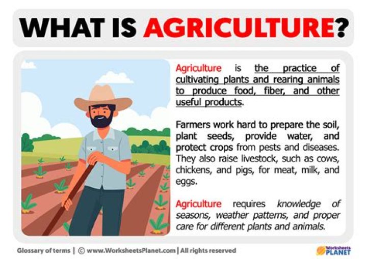 What is the meaning of agriculturist?