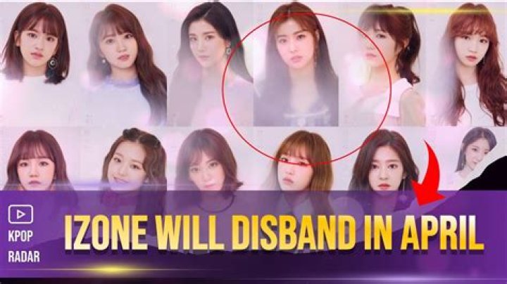When will izone disband?