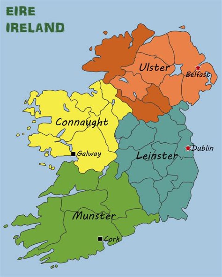 Where are the four provinces of ireland?