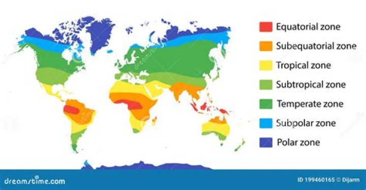 Where are the humid subtropics located?