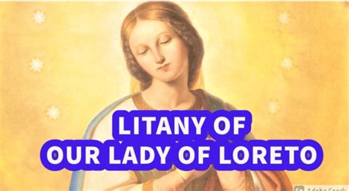 Where did the litany of loreto come from?
