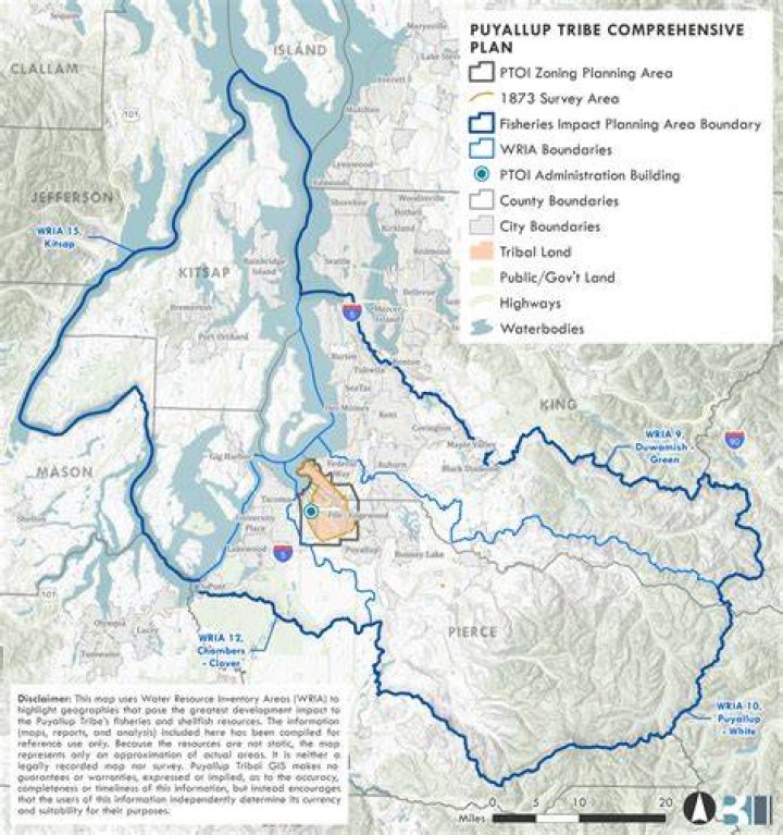 Where did the puyallup tribe live?