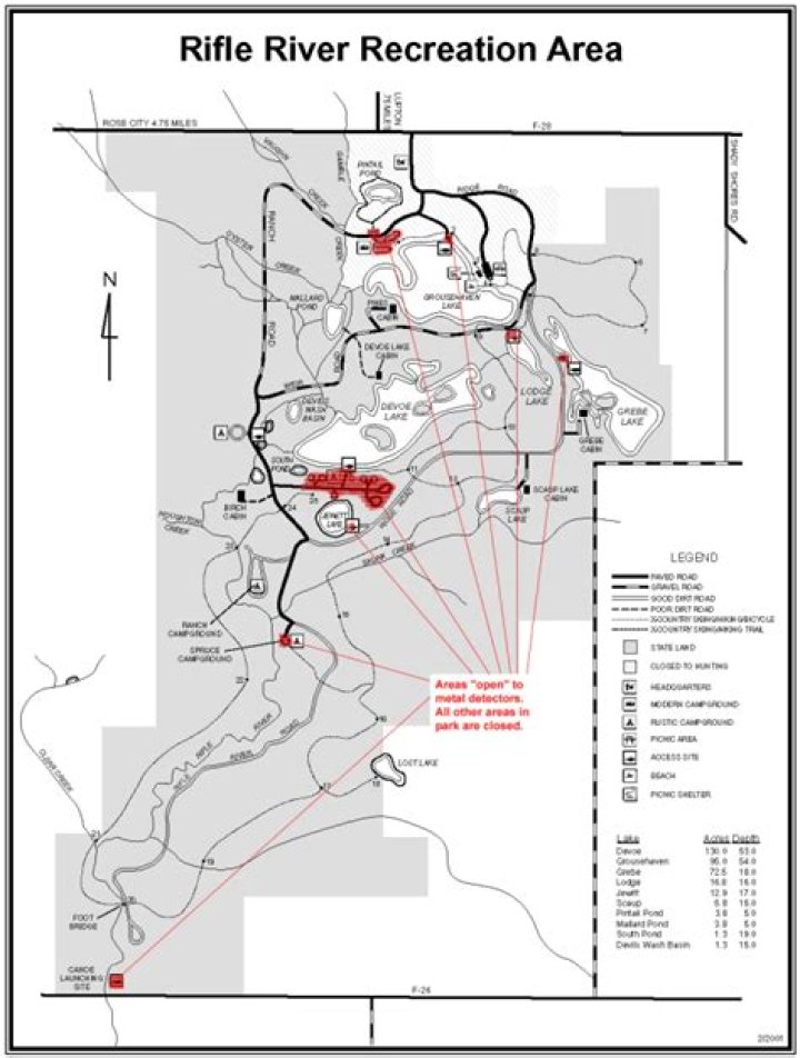 Where is rifle river in michigan?