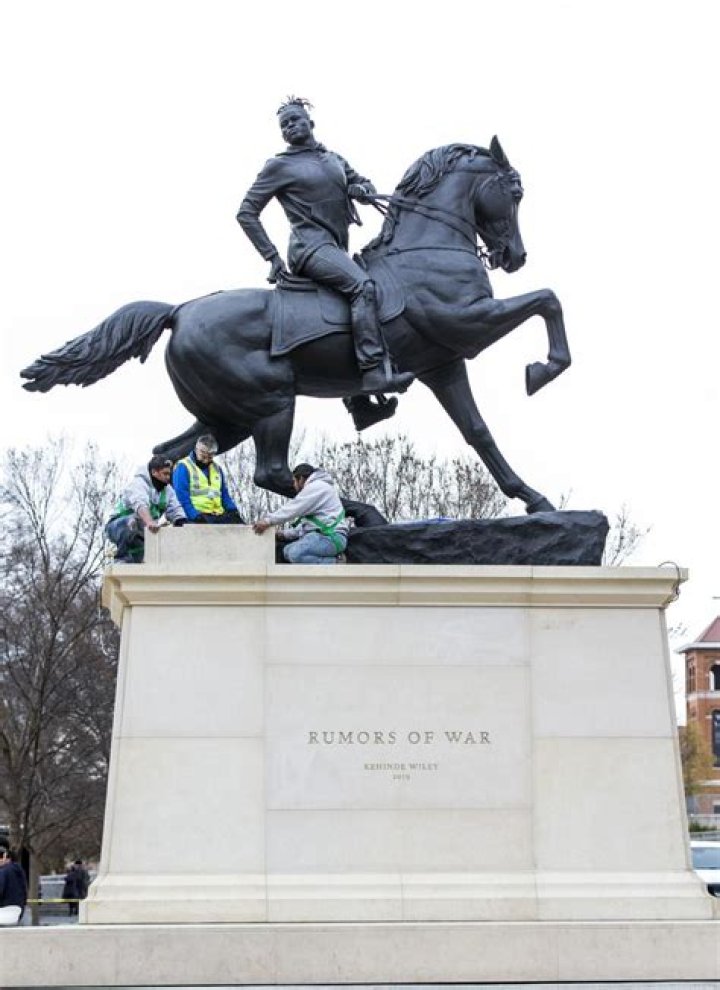 Where is rumors of war statue?
