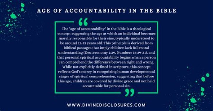 Where is the age of accountability in the bible?