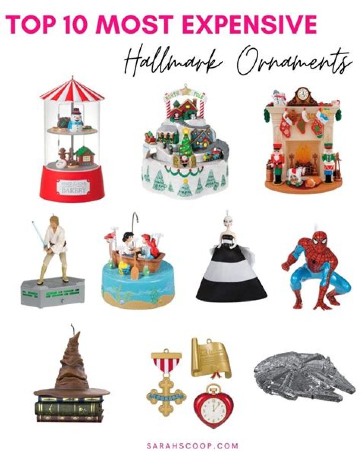 Which hallmark ornaments are the most valuable?