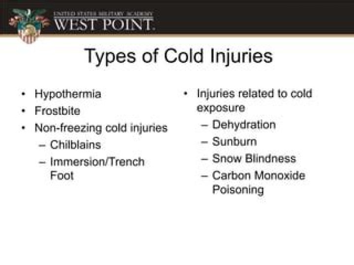 Which of the following is an example of a nonfreezing cold injury?