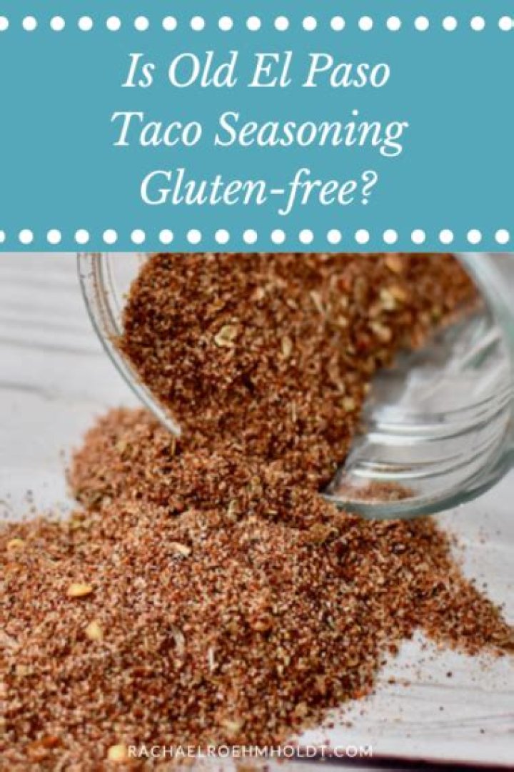 Which taco seasoning is gluten free?