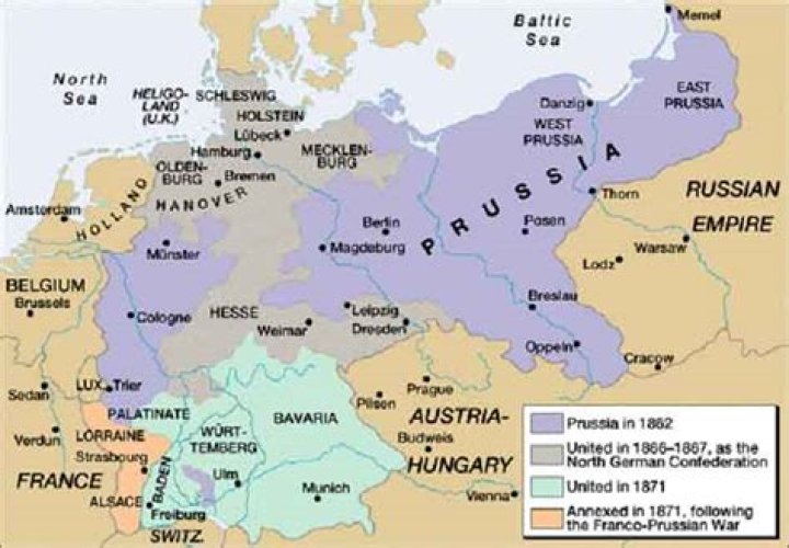 Who led prussia in the unification of germany?