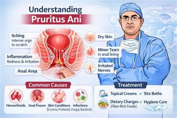 Who treats pruritus ani?