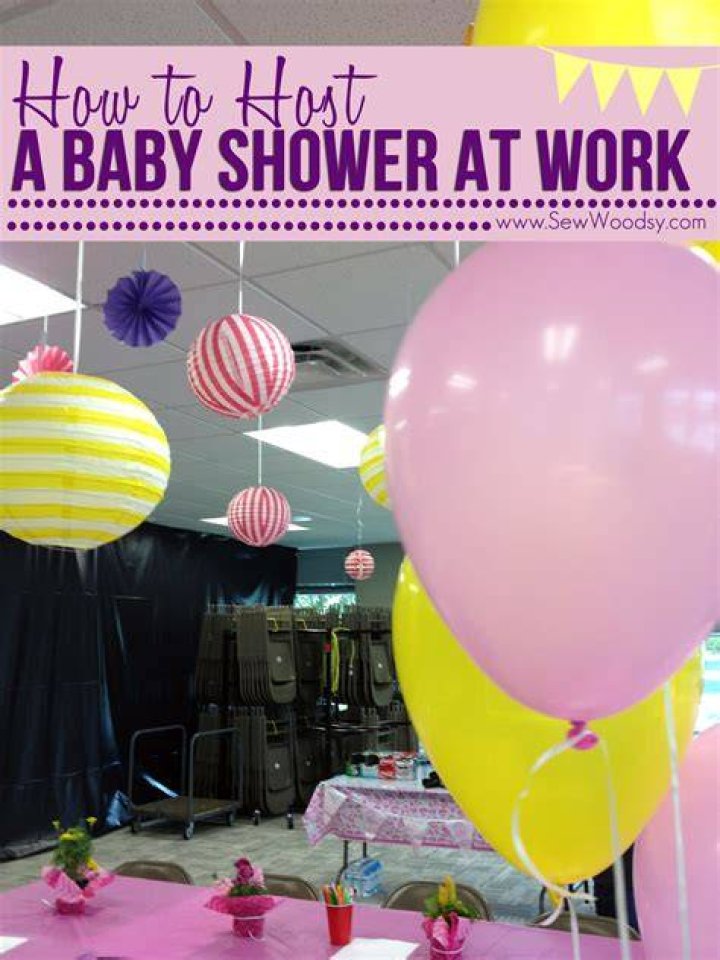 Who typically hosts a baby shower?