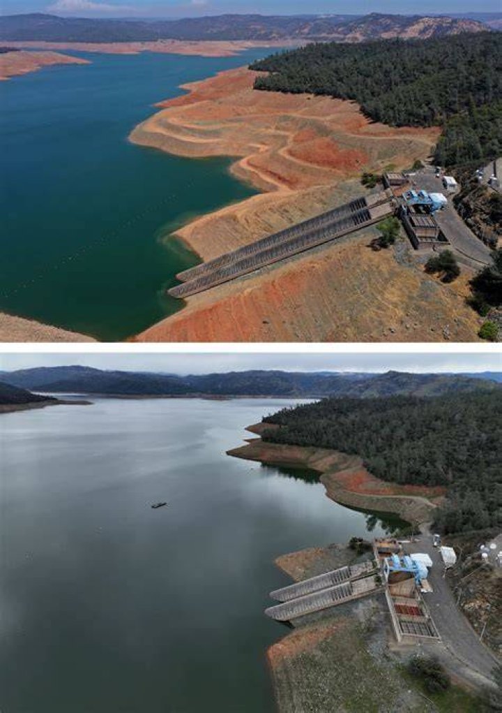 Who uses lake oroville water?