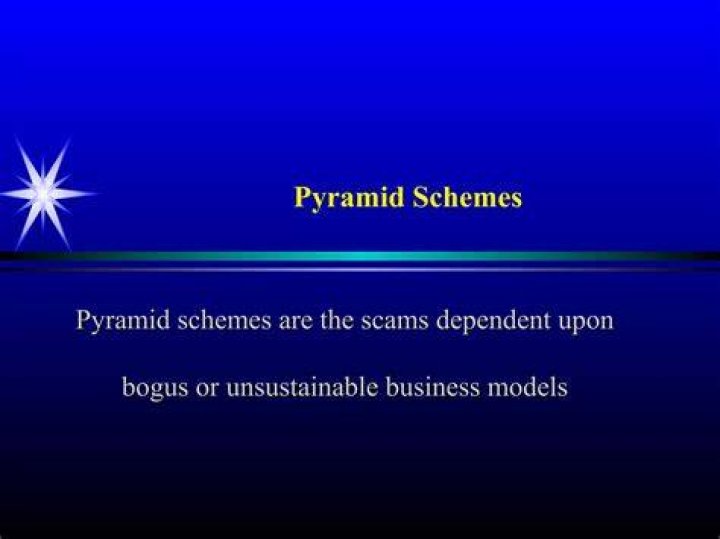 Why are fraudulent pyramid schemes naturally unsustainable?