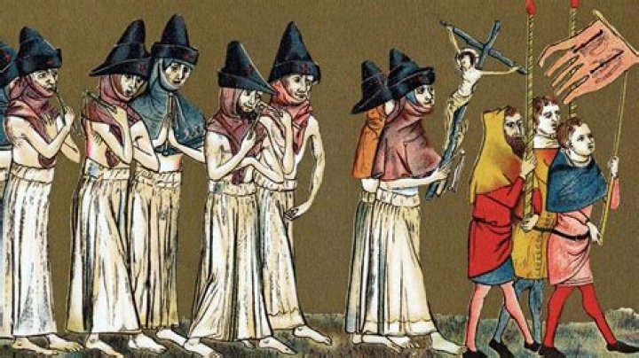 Why did the flagellants punish themselves?