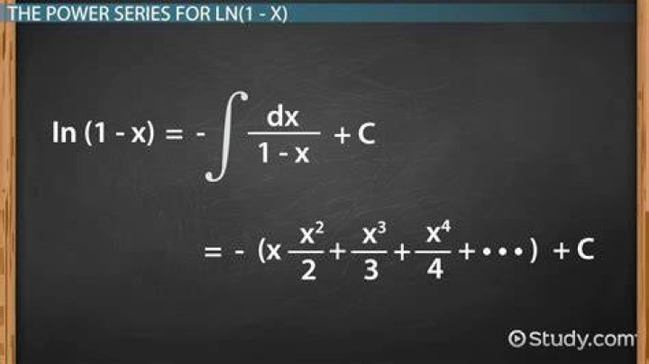 Why ln is used?