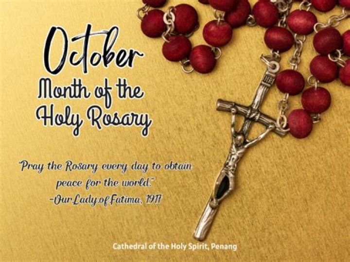 Why october is the month of rosary?